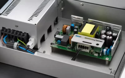 AC-DC open frame power supply integrated inside industrial equipment