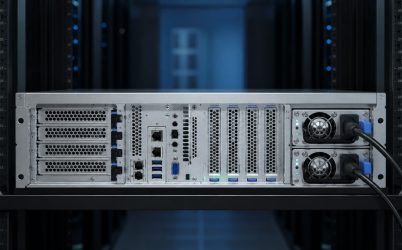 Complete high-density server with dual hot-plug redundant power modules