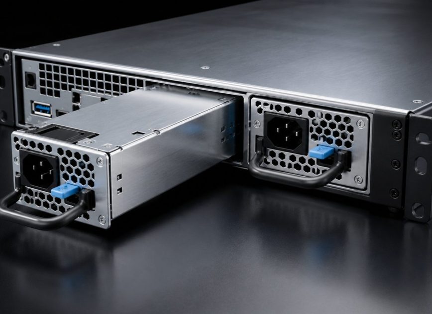 Standard CRPS power supply modules in a redundant server