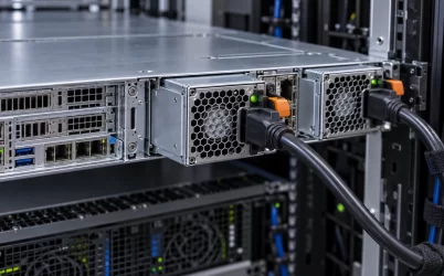 1300W class titanium server power supply in populated rack