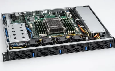 Flex power supply in compact server
