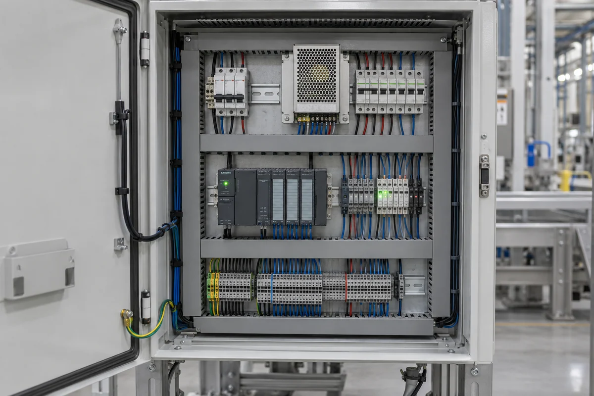 Isolated field cable fault in control cabinet