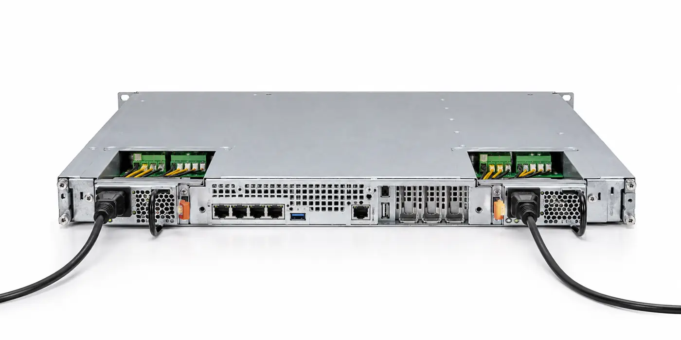 One u redundant server power supply airflow and PDB