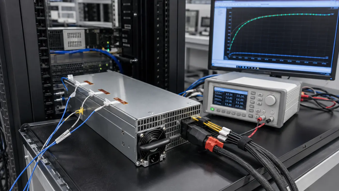 Platinum server power supply efficiency rack test