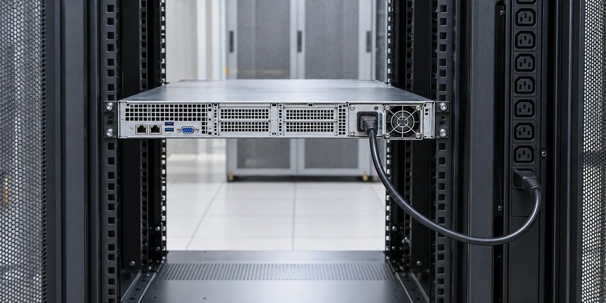 Rack PDU server power supply input path