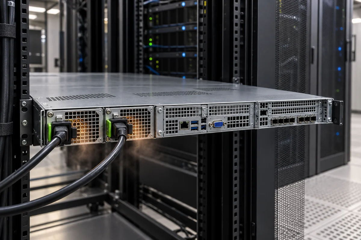 Rack server load and conversion heat