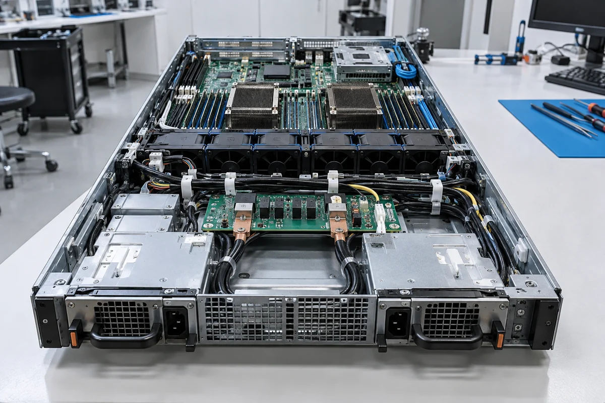 Redundant server power distribution path
