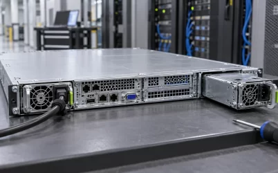 Redundant server power supply replacement