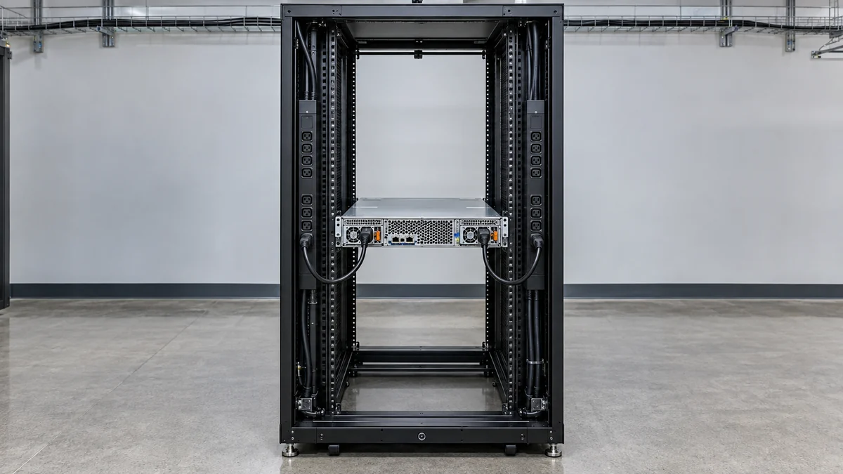 Redundant server PSU rack feeds