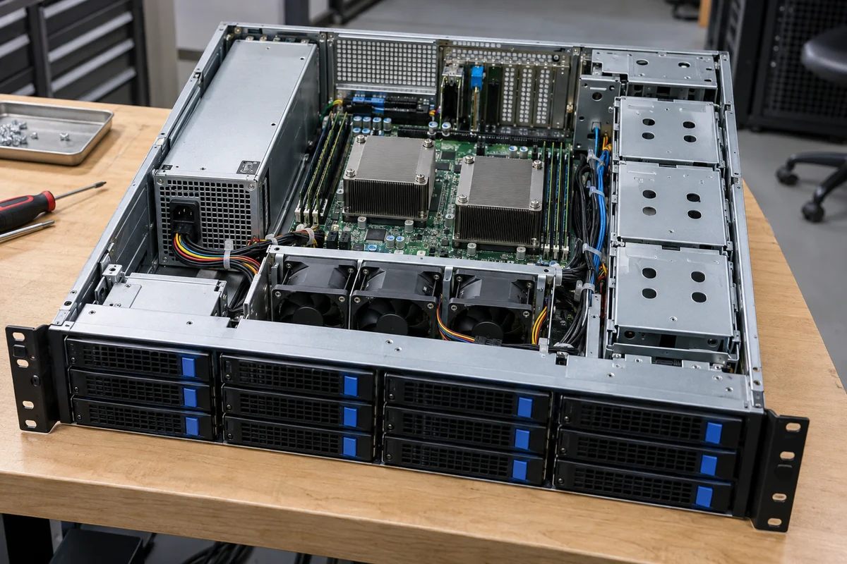 Server chassis power bay fit