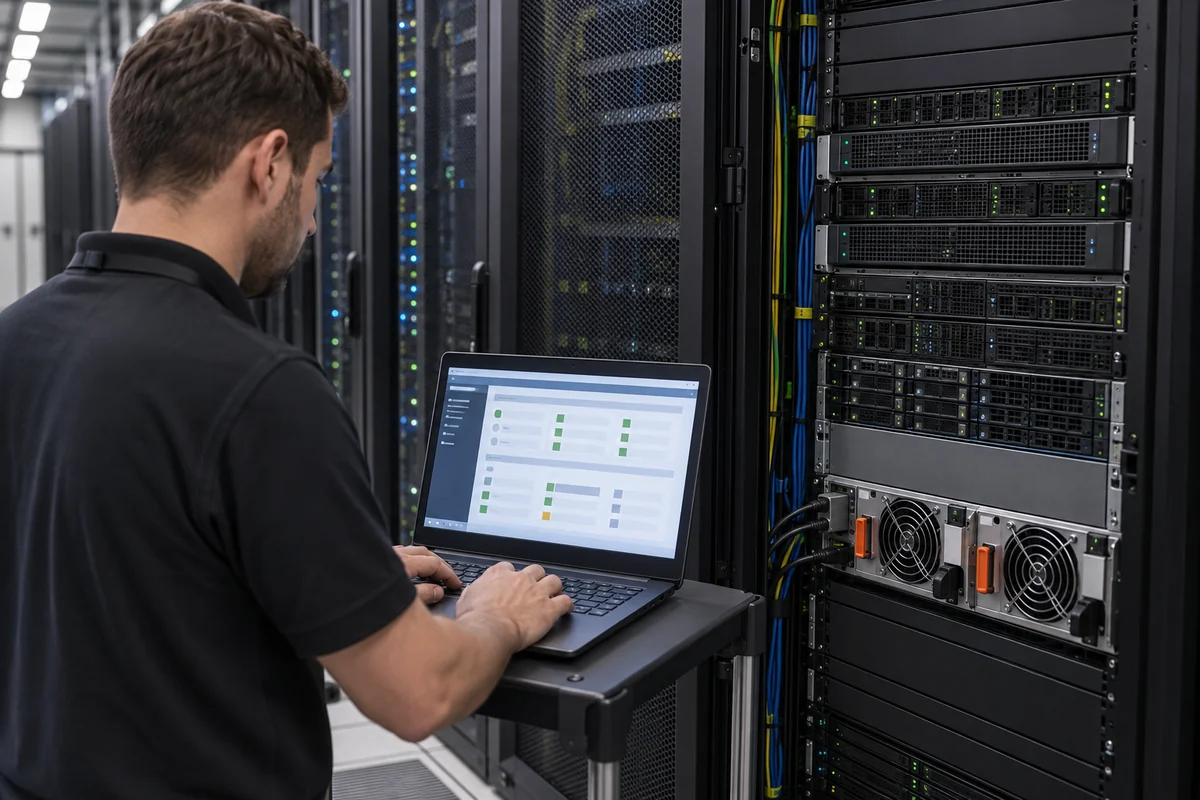Server power management status