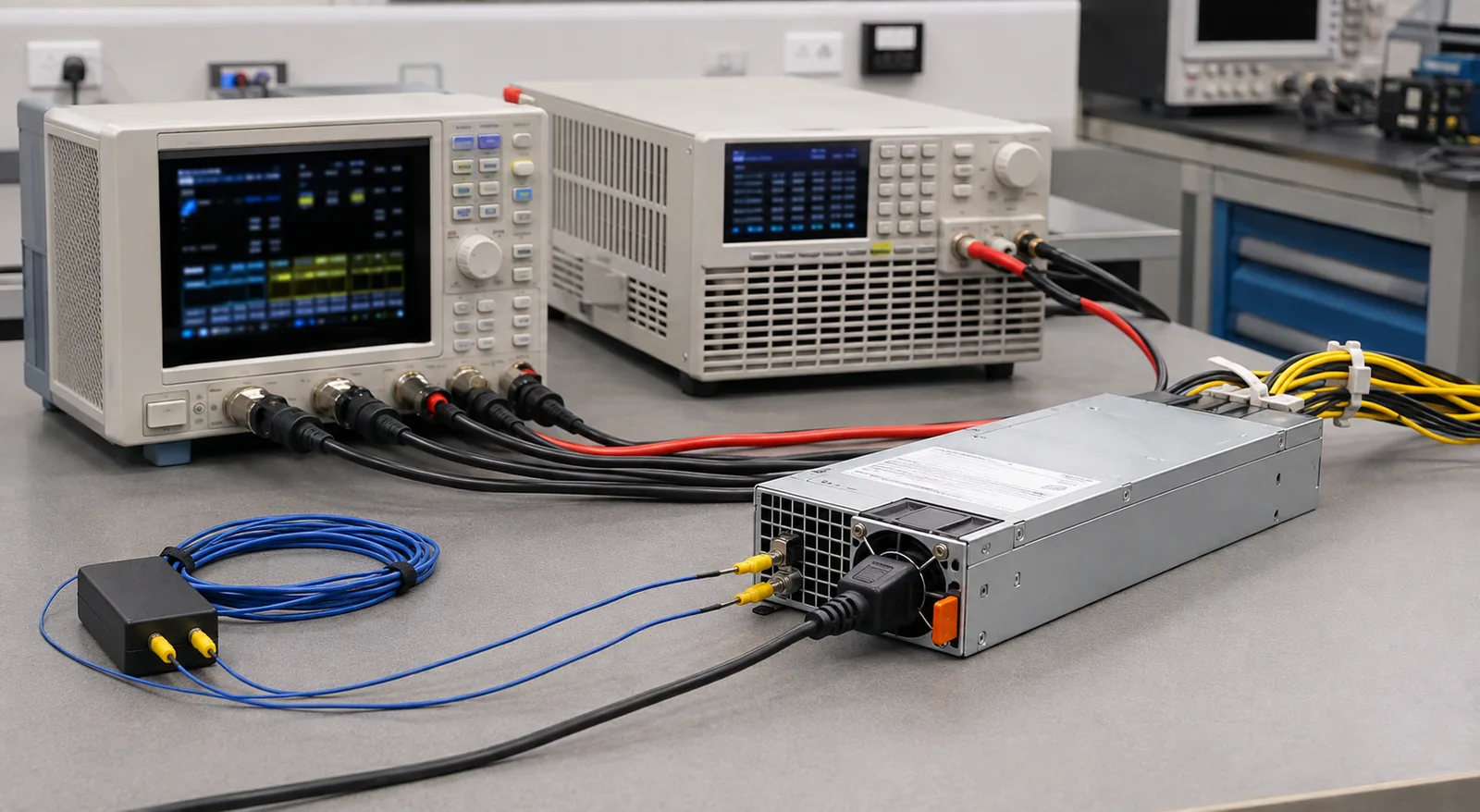 Server Power Supply Efficiency Measurement Bench