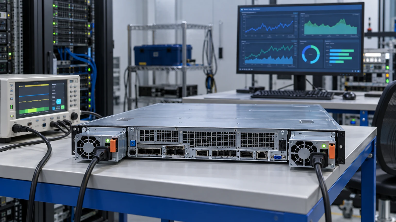 Server power supply redundancy validation bench