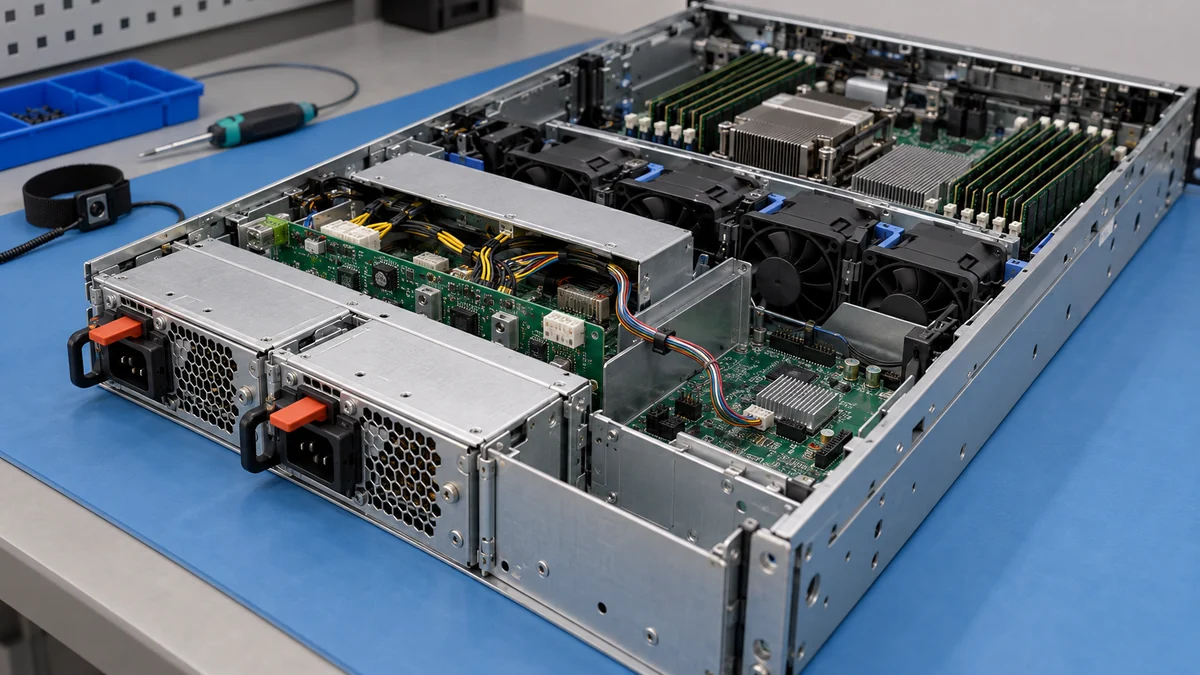 Server PSU management bus path