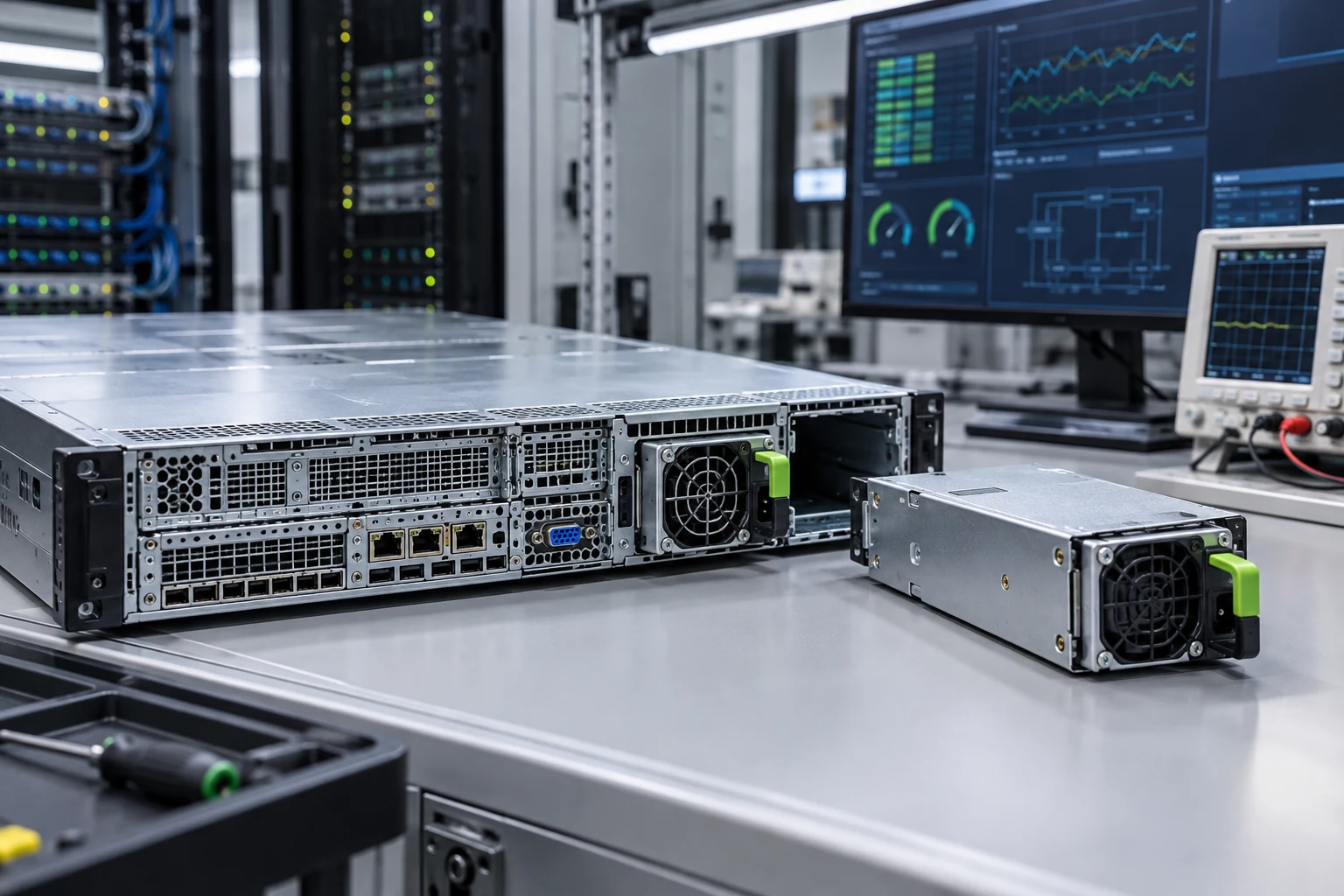 Server power supply validation laboratory
