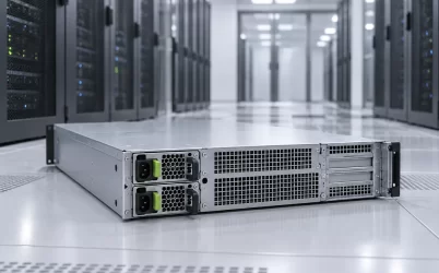 Complete server redundant power bays