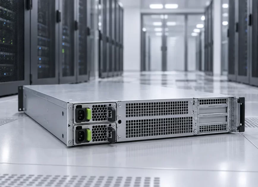 Complete server redundant power bays