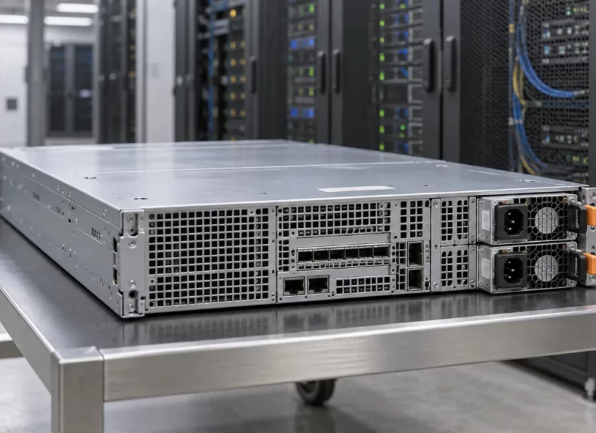 Complete server with redundant power modules