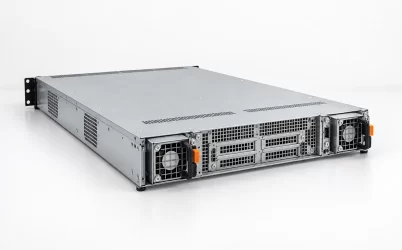 Complete server with twin CRPS power bays