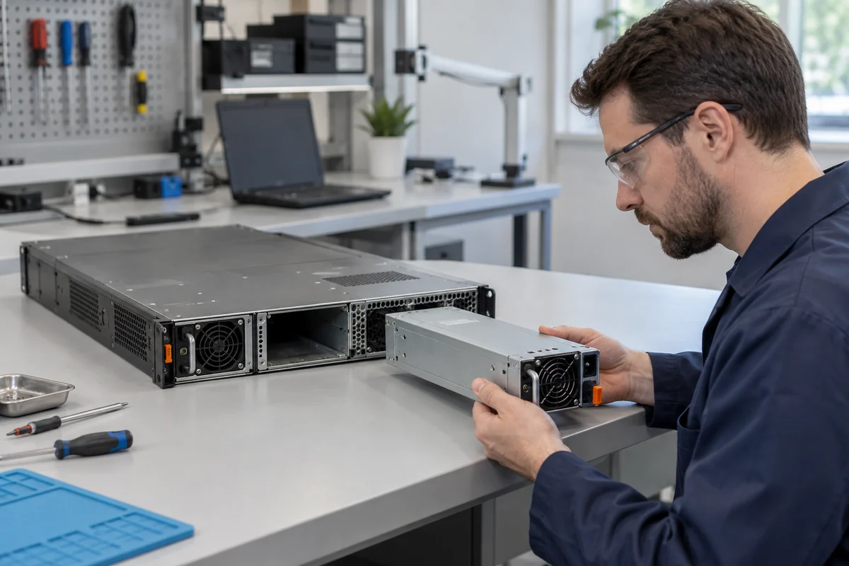 DC input server power module