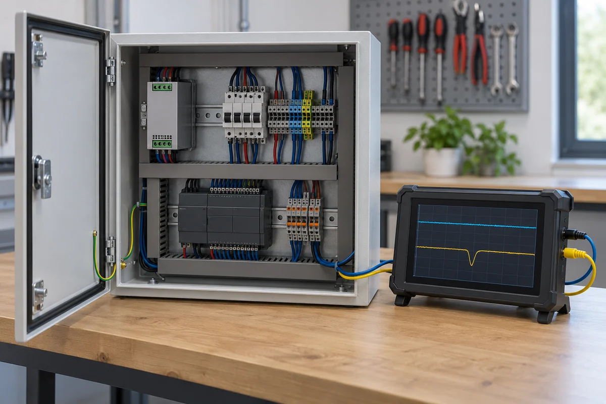 DC supply intermittent fault recorder