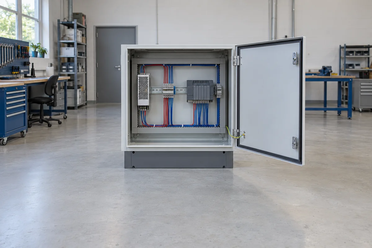 Industrial power supply distribution path