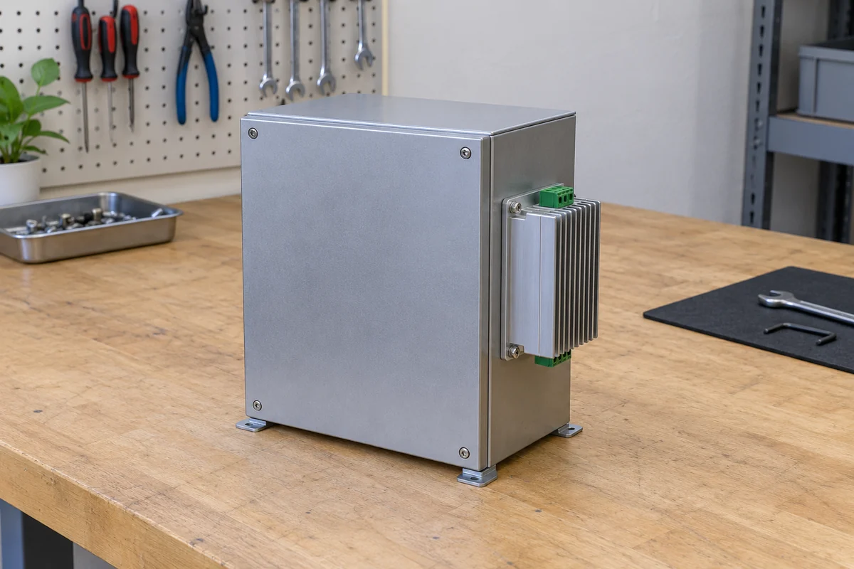 Passive power supply chassis contact