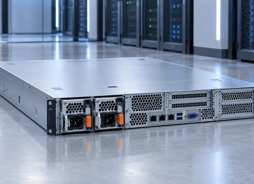 Rack server with redundant power modules