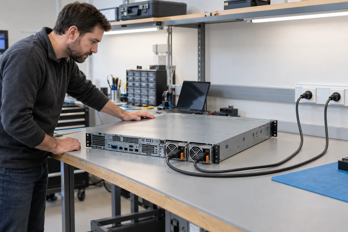 Redundant server PSU load sharing