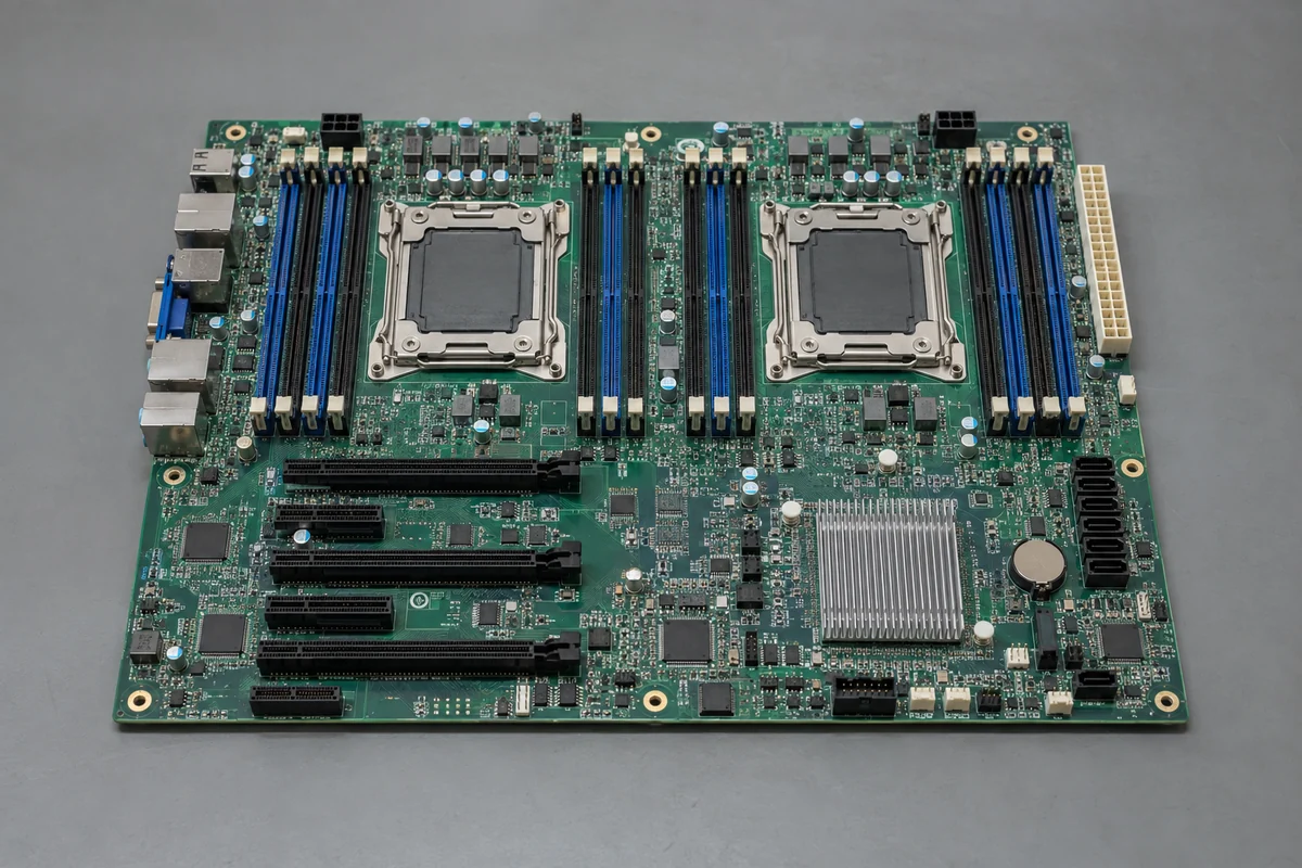 Server board main and CPU power sockets