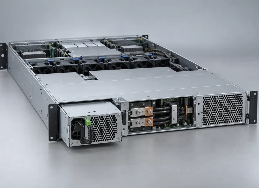 Server chassis with 54v power module