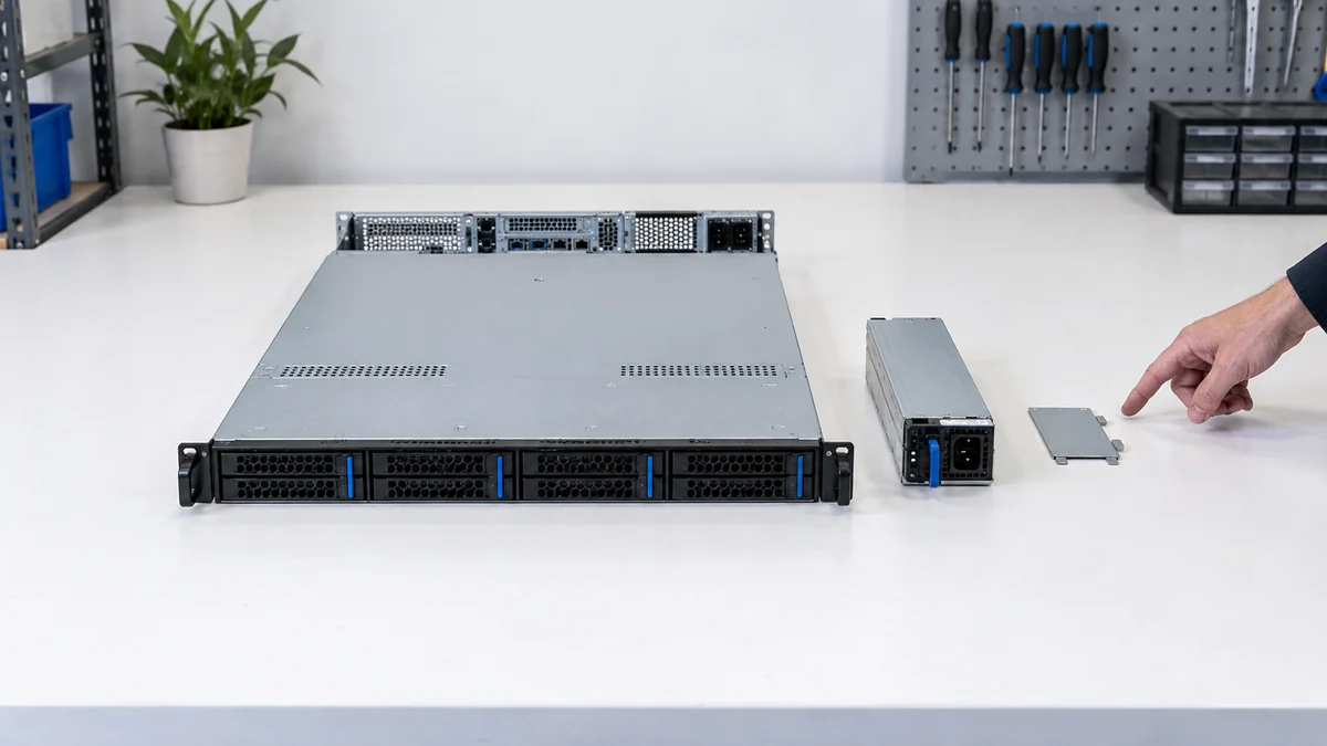 Server power module safety enclosure