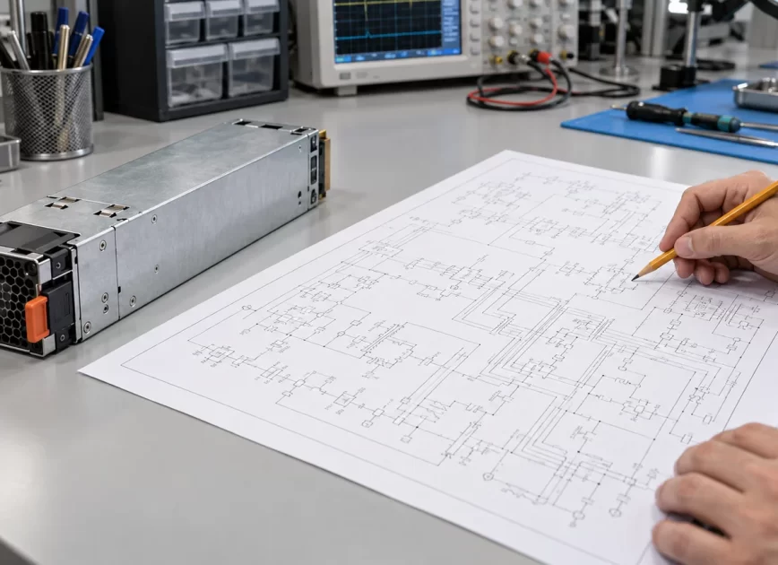 Server power supply schematic review