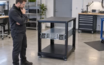 Server PSU airflow bay inspection