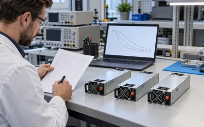 Server PSU reliability analysis bench